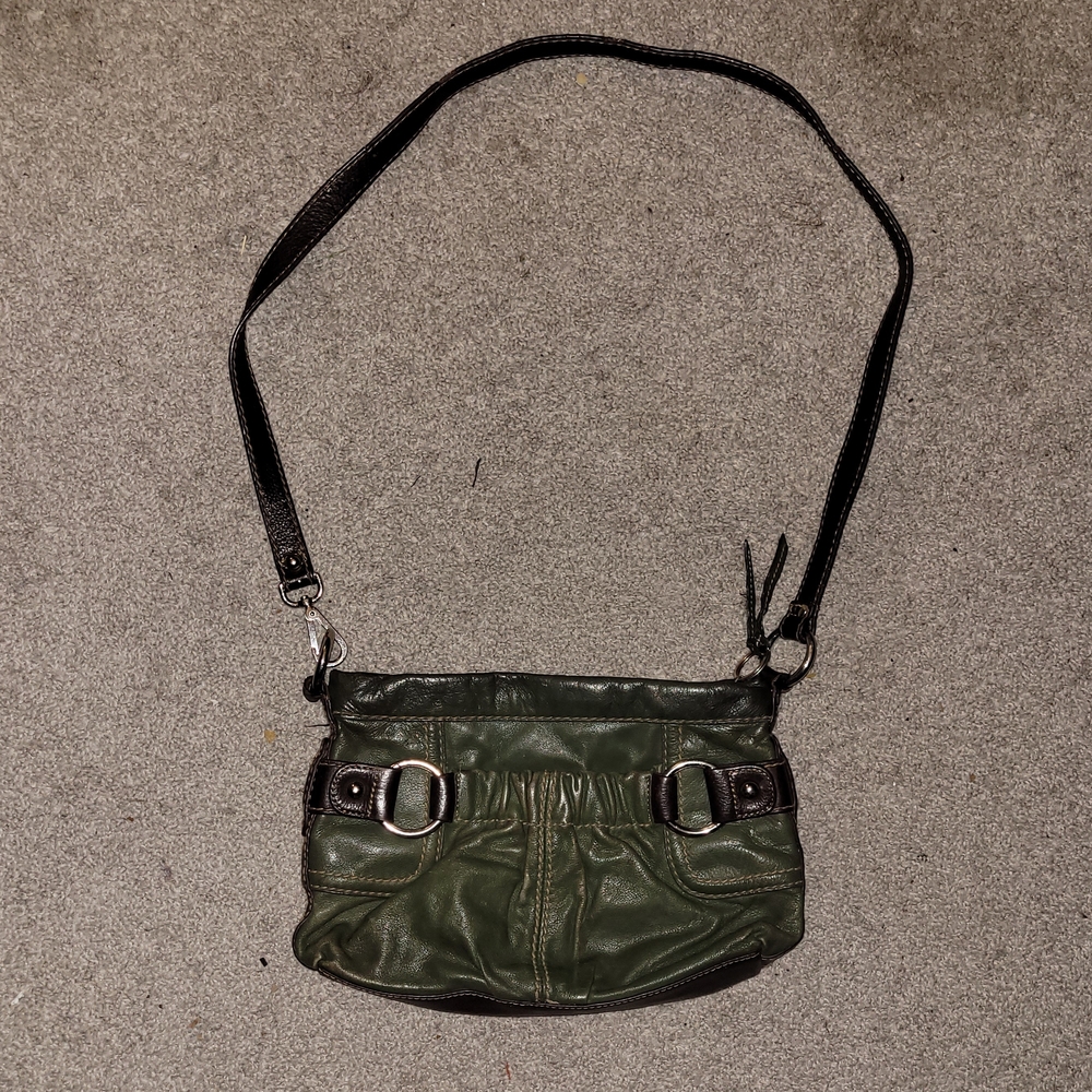 Danier Green Leather Bag - Picture 8 of 8